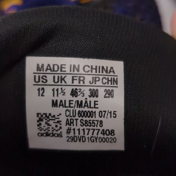 Adidas Crazylight Boost 2.5 Jeremy Lin LA Lakers Purple/Black/Yellow, Men's 12 - Picture 10 of 10